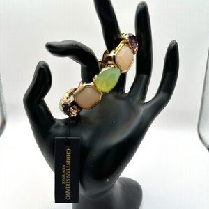 Christian Siriano Jewel Toned Elastic Bracelet